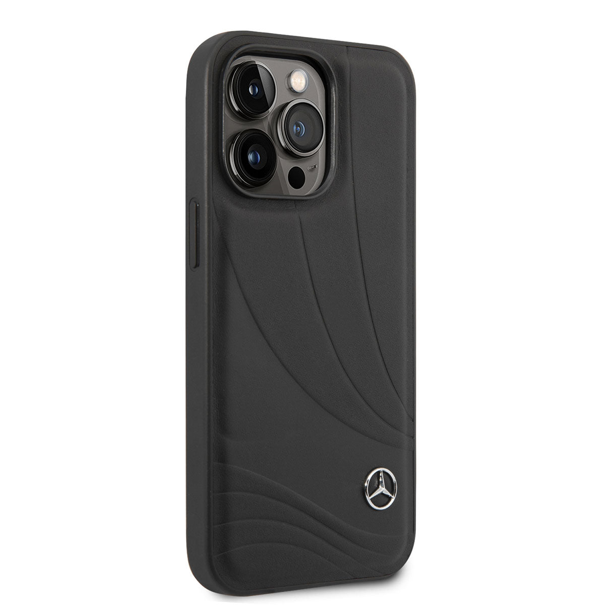 iPhone 14 Pro Max Kılıf Mercedes Benz Hakiki Deri Yeni Dalga III Dizayn Kılıf