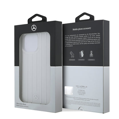 iPhone 14 Pro Max Kılıf Mercedes Benz Orjinal Lisanslı New Urban 3 Sert PC Paralel Çizgi Desenli Kılıf