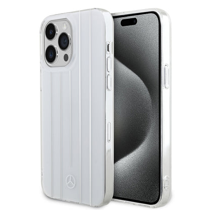 iPhone 14 Pro Max Kılıf Mercedes Benz Orjinal Lisanslı New Urban 3 Sert PC Paralel Çizgi Desenli Kılıf