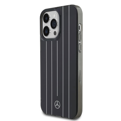iPhone 14 Pro Max Kılıf Mercedes Benz Orjinal Lisanslı New Urban 3 Sert PC Paralel Çizgi Desenli Kılıf