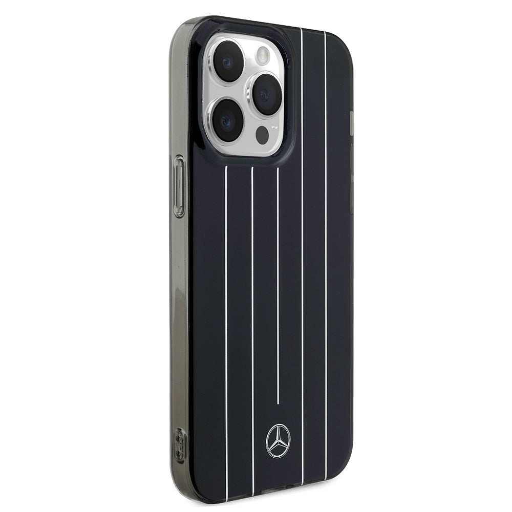iPhone 14 Pro Max Kılıf Mercedes Benz Orjinal Lisanslı New Urban 3 Sert PC Paralel Çizgi Desenli Kılıf