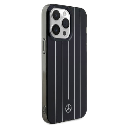 iPhone 14 Pro Max Kılıf Mercedes Benz Orjinal Lisanslı New Urban 3 Sert PC Paralel Çizgi Desenli Kılıf