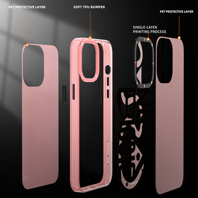 Apple iPhone 14 Pro Max Kılıf Mutlu Mod Figürlü YoungKit Happy Mood Serisi Kapak Su Yeşil