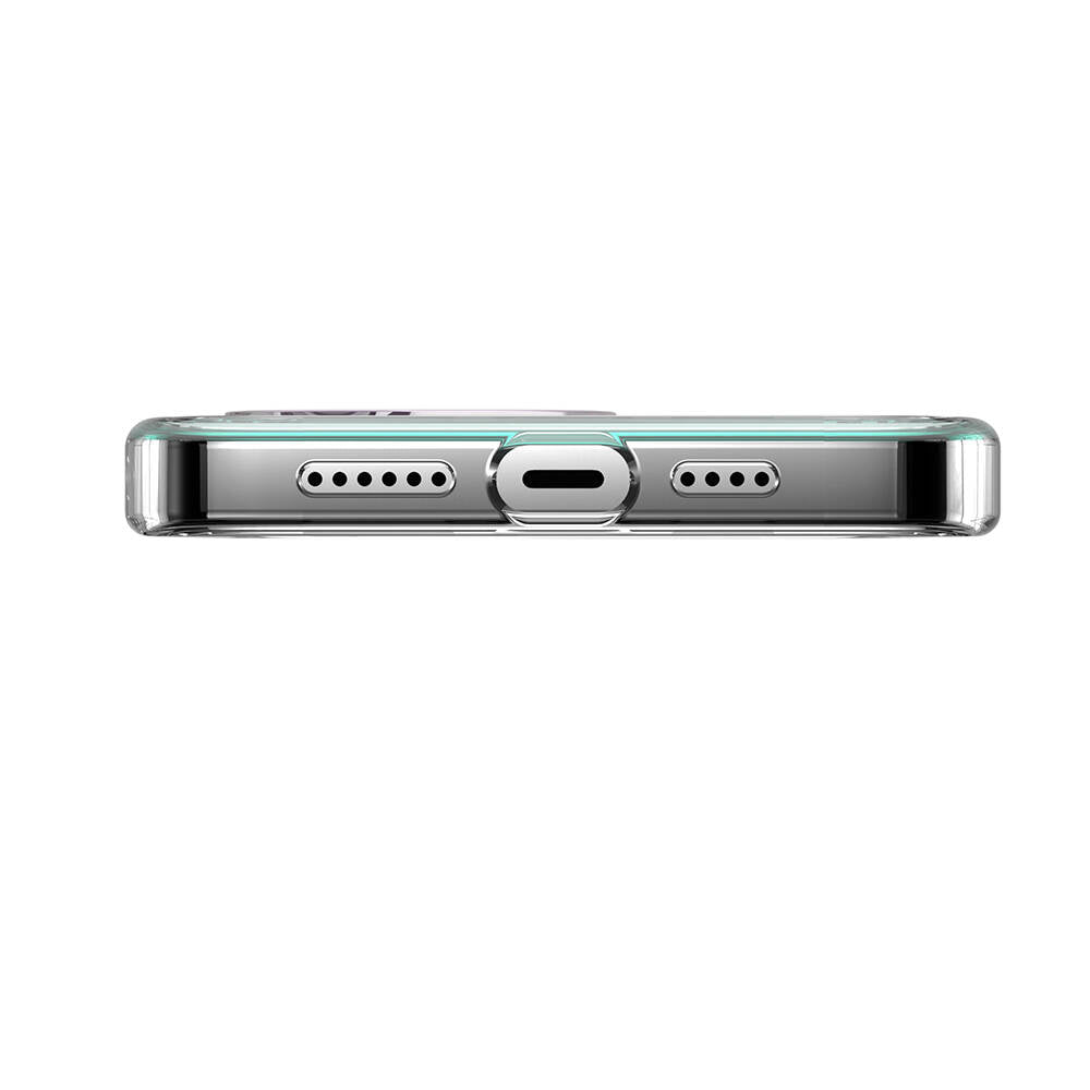iPhone 14 Pro Max Kılıf Renk Geçişli Kenarları Şeffaf Tasarımlı Lisanslı Switcheasy Crush Plus Kılıf