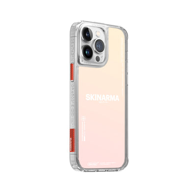 Apple iPhone 14 Pro Max Kılıf SkinArma Şeffaf Airbag Tasarımlı Boyun Askılı Kiru Kapak Colorful