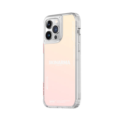 Apple iPhone 14 Pro Max Kılıf SkinArma Şeffaf Airbag Tasarımlı Boyun Askılı Kiru Kapak Colorful