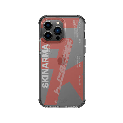 Apple iPhone 14 Pro Max Kılıf SkinArma Şeffaf Airbag Tasarımlı Raku Kapak Mor