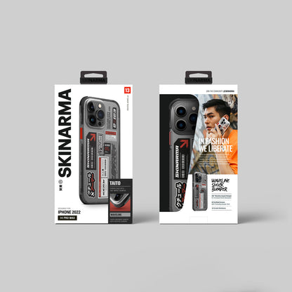 iPhone 14 Pro Max Kılıf SkinArma Şeffaf Desenli Airbag Tasarımlı Taito Kılıf