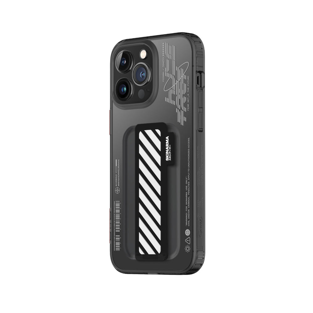 Apple iPhone 14 Pro Max Kılıf SkinArma Şeffaf Desenli Kaze Kapak Renksiz