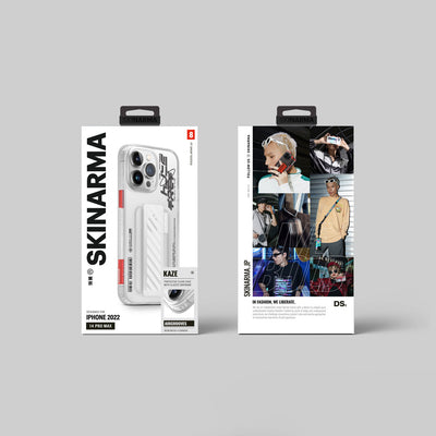 Apple iPhone 14 Pro Max Kılıf SkinArma Şeffaf Desenli Kaze Kapak Renksiz
