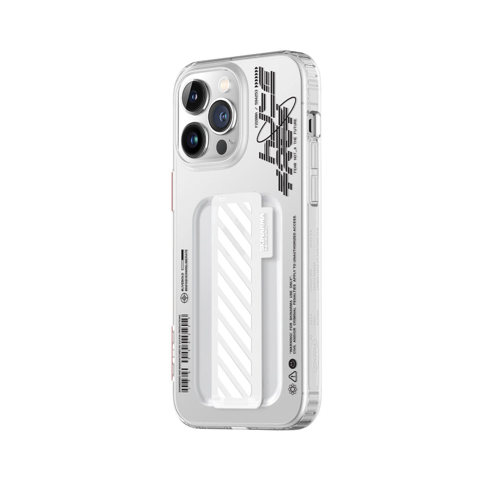 Apple iPhone 14 Pro Max Kılıf SkinArma Şeffaf Desenli Kaze Kapak Renksiz