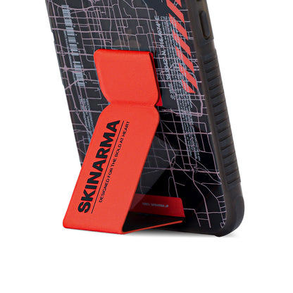 iPhone 14 Pro Max Kılıf SkinArma Şeffaf Desenli Standlı Ryoiki Kılıf