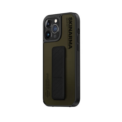 Apple iPhone 14 Pro Max Kılıf SkinArma Standlı Deri Görünümlü Gyo Kapak Mavi