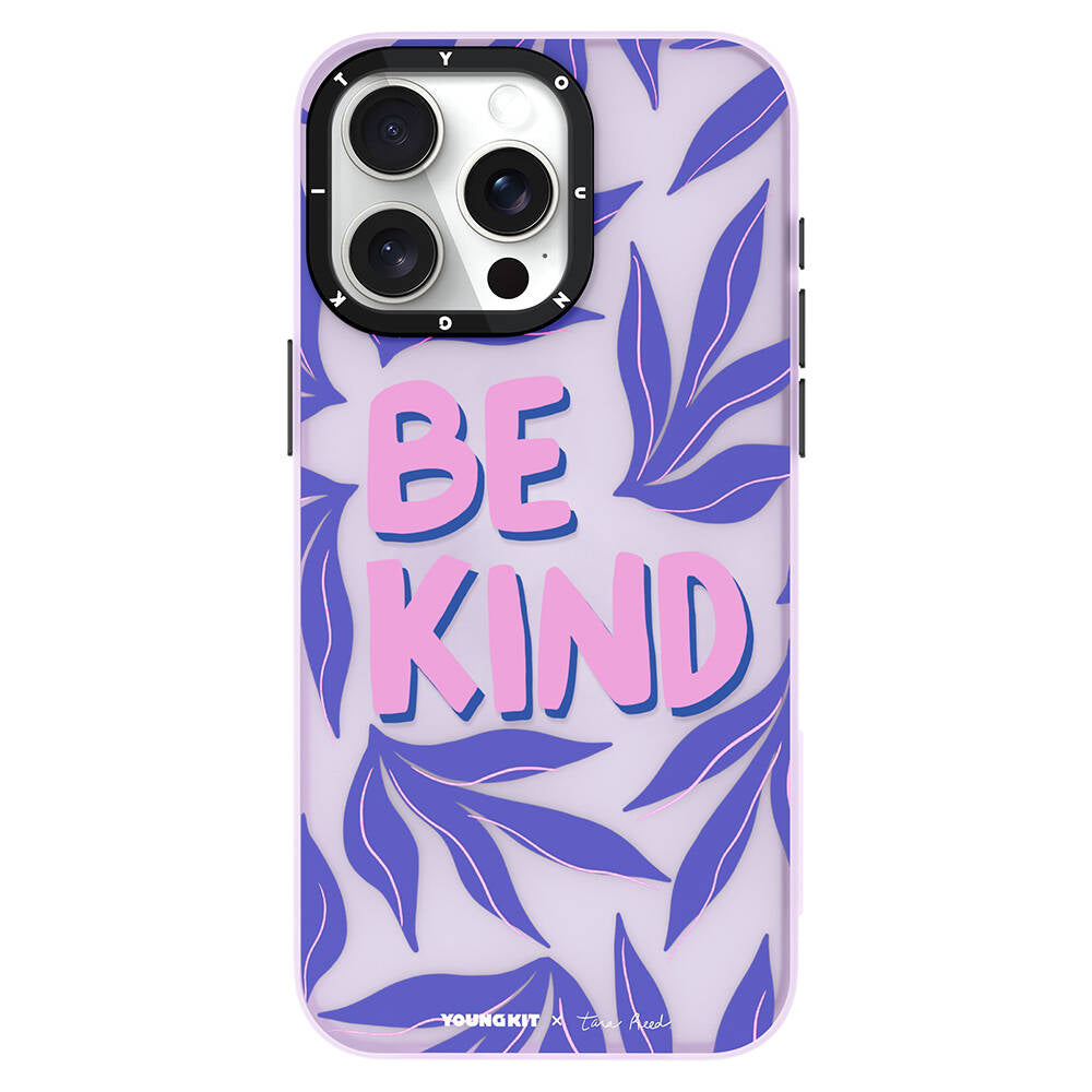 Apple iPhone 14 Pro Max Kılıf Tara Reed Tasarımlı Youngkit Tiger Rhyme Kapak Mor