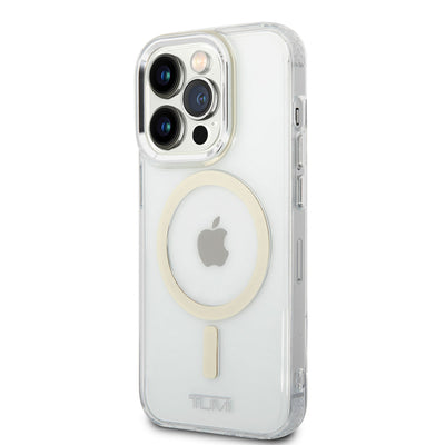 Apple iPhone 14 Pro Max Kılıf TUMI Magsafe Şarj Özellikli Airbag Tasarımlı Kapak Siyah