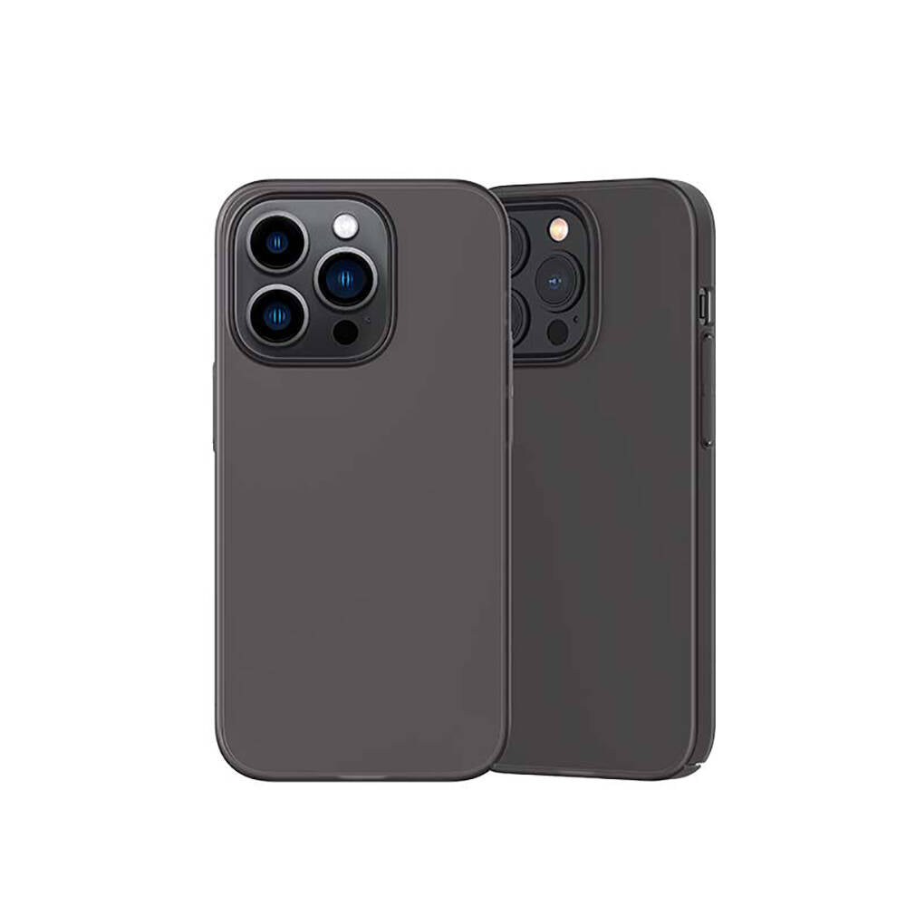 Apple iPhone 14 Pro Max Kılıf Ultra İnce Mat PC Arka Yüzey Recci Elite Serisi Kapak Beyaz