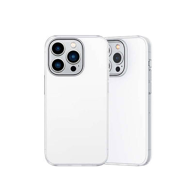 Apple iPhone 14 Pro Max Kılıf Ultra İnce Mat PC Arka Yüzey Recci Elite Serisi Kapak Beyaz