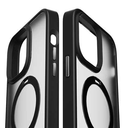 iPhone 14 Pro Max Kılıf Wiwu ZMM-010 M-safe Şarj Özellikli Parmak İzi Bırakmayan Mat Transparan Standlı Kılıf