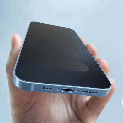 Apple iPhone 14 Pro Max Wiwu iPrivacy HD Anti-Peep Ekran Koruyucu Siyah