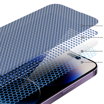 iPhone 14 Pro Max Youngkit Antistatik Ve Antidust Kolay Uygulama Aparatlı Cam Ekran Koruyucu