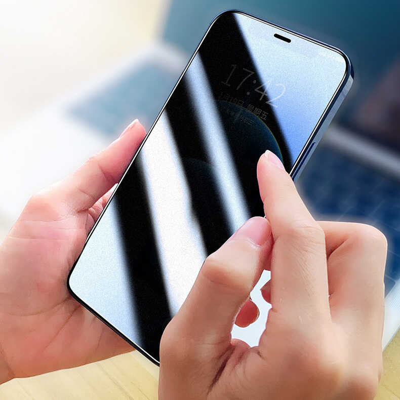 iPhone 14 Pro Max Zore Rika Premium Privacy Temperli Cam Ekran Koruyucu