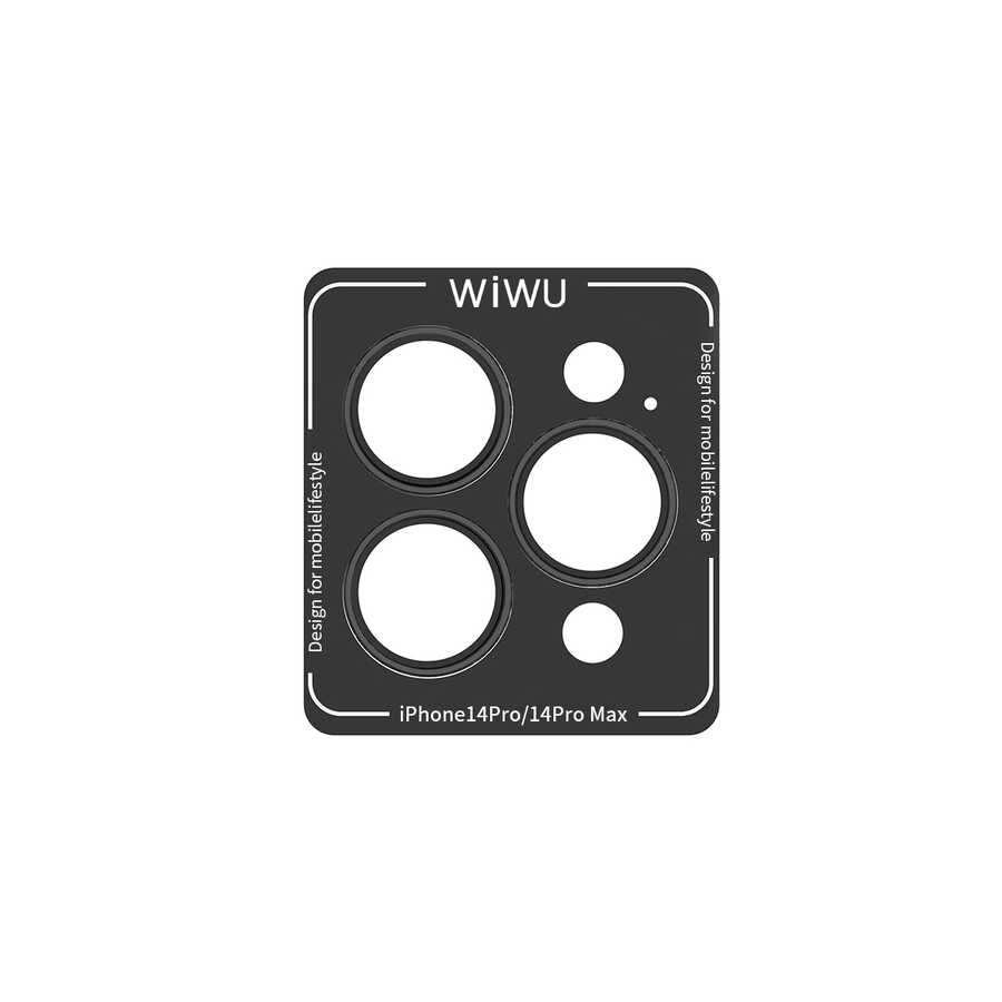 Apple iPhone 14 Pro Wiwu Lens Guard Metal Kamera Lens Koruyucu Gold