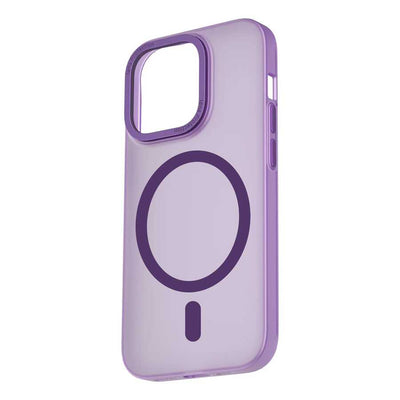 Apple iPhone 14 Wiwu Frosted Magnetic Buzlu Sert PC Kapak Mavi