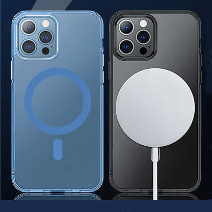 iPhone 14 Wiwu M-safe Şarj Özellikli Lens Korumalı Şeffaf Silikon Kılıf