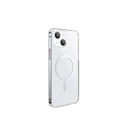 iPhone 14 Wiwu M-safe Şarj Özellikli Lens Korumalı Şeffaf Silikon Kılıf