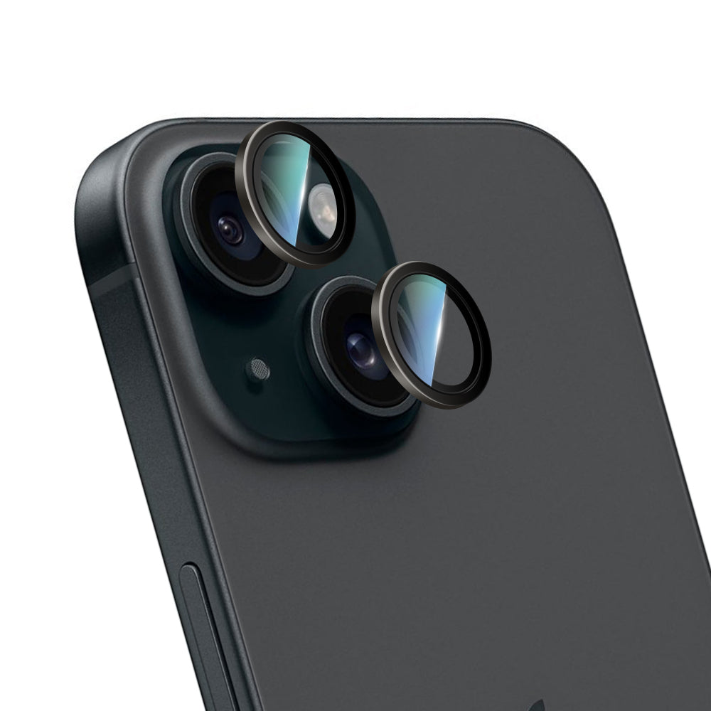iPhone 15 CaseWorld Alloy Serisi Oleofobik Anti Reflective Kamera Lens Koruyucu