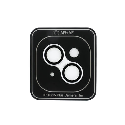 Apple iPhone 15 Guess Orjinal Lisanslı Metal Kamera Lens Koruyucu Siyah