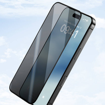 iPhone 15 Hidrofobik Ve Oleofobik Özellikli Benks Privacy Air Shield 04.mm Ekran Koruyucu 10'lu Paket