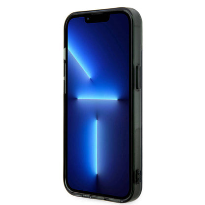 iPhone 15 Kılıf BMW M-safe Şarj Özellikli Transparan Silver Ring Orjinal Lisanslı Kılıf