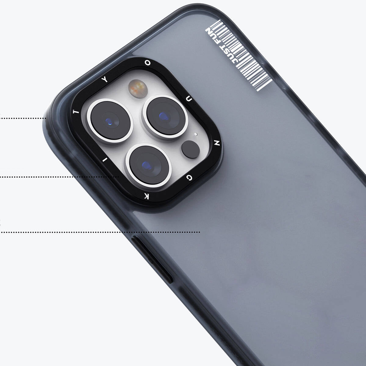 Apple iPhone 15 Kılıf Buzlu Mat Tasarım Youngkit Colored Sand Serisi Kapak Mavi