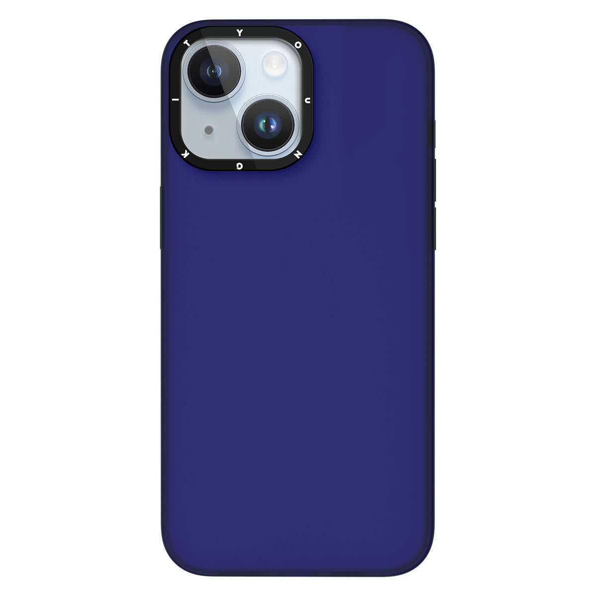 Apple iPhone 15 Kılıf Buzlu Mat Tasarım Youngkit Hidden Sand Serisi Kapak Yeşil