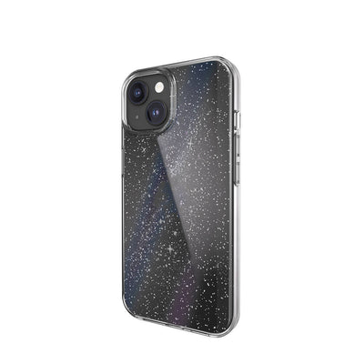 Apple iPhone 15 Kılıf Çift Katmanlı IMD Baskılı Bumper Lisanslı Switcheasy Cosmos Nebula Kapak Renksiz