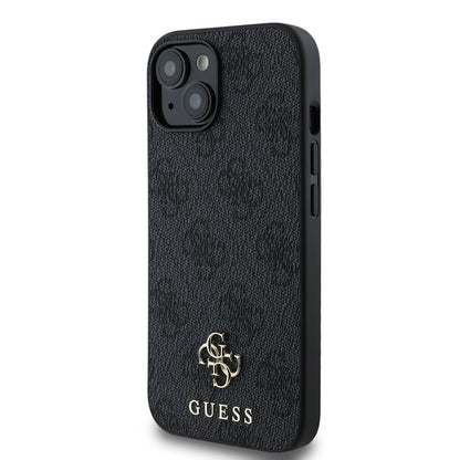 iPhone 15 Kılıf Guess Orjinal Lisanslı M-safe Şarj Özellikli Small 4G Classic Kılıf