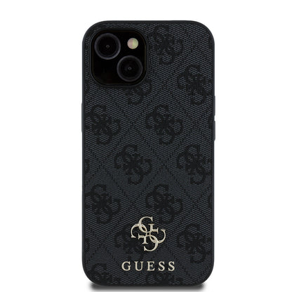iPhone 15 Kılıf Guess Orjinal Lisanslı M-safe Şarj Özellikli Small 4G Classic Kılıf