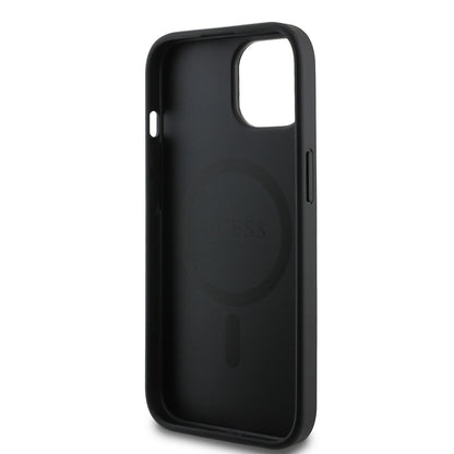 iPhone 15 Kılıf Guess Orjinal Lisanslı M-safe Şarj Özellikli Small 4G Classic Kılıf