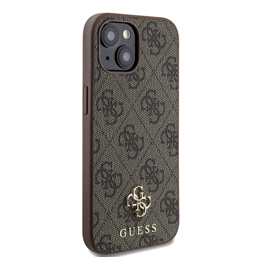 iPhone 15 Kılıf Guess Orjinal Lisanslı M-safe Şarj Özellikli Small 4G Classic Kılıf