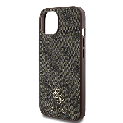 iPhone 15 Kılıf Guess Orjinal Lisanslı M-safe Şarj Özellikli Small 4G Classic Kılıf