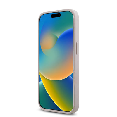 Apple iPhone 15 Kılıf Guess Orjinal Lisanslı Magsafe Şarj Özellikli Small 4G Classic Kapak Siyah