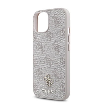 iPhone 15 Kılıf Guess Orjinal Lisanslı M-safe Şarj Özellikli Small 4G Classic Kılıf