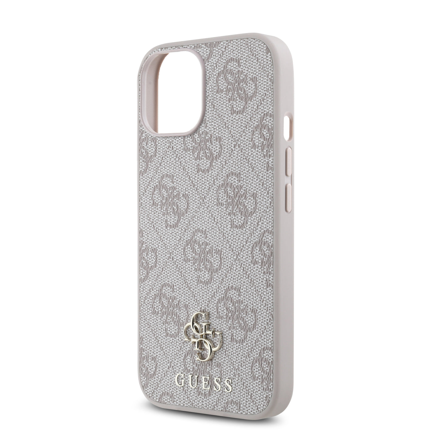 Apple iPhone 15 Kılıf Guess Orjinal Lisanslı Magsafe Şarj Özellikli Small 4G Classic Kapak Siyah