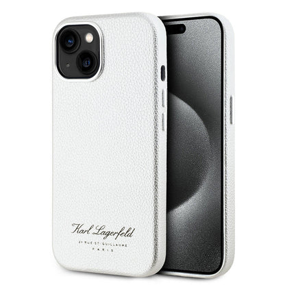 iPhone 15 Kılıf Karl Lagerfeld Orjinal Lisanslı KL Yazılı Hotel Kılıf
