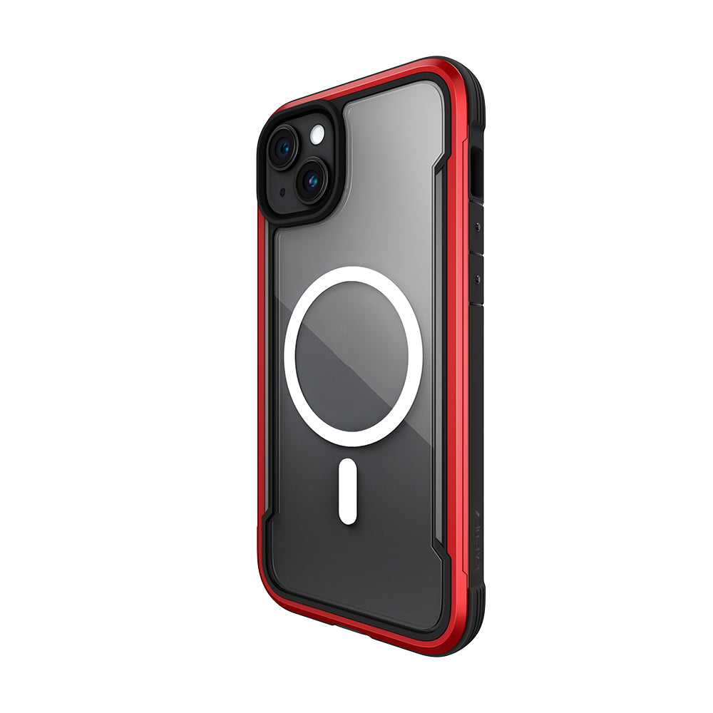 iPhone 15 Kılıf M-safe Şarj Özellikli Airbagli Raptic Shield Serisi Şeffaf Arka Yüzey Kılıf