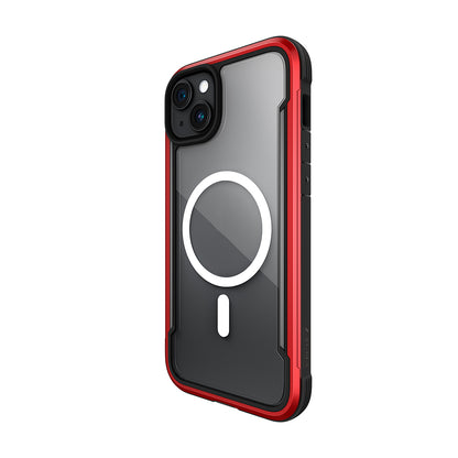 iPhone 15 Kılıf M-safe Şarj Özellikli Airbagli Raptic Shield Serisi Şeffaf Arka Yüzey Kılıf