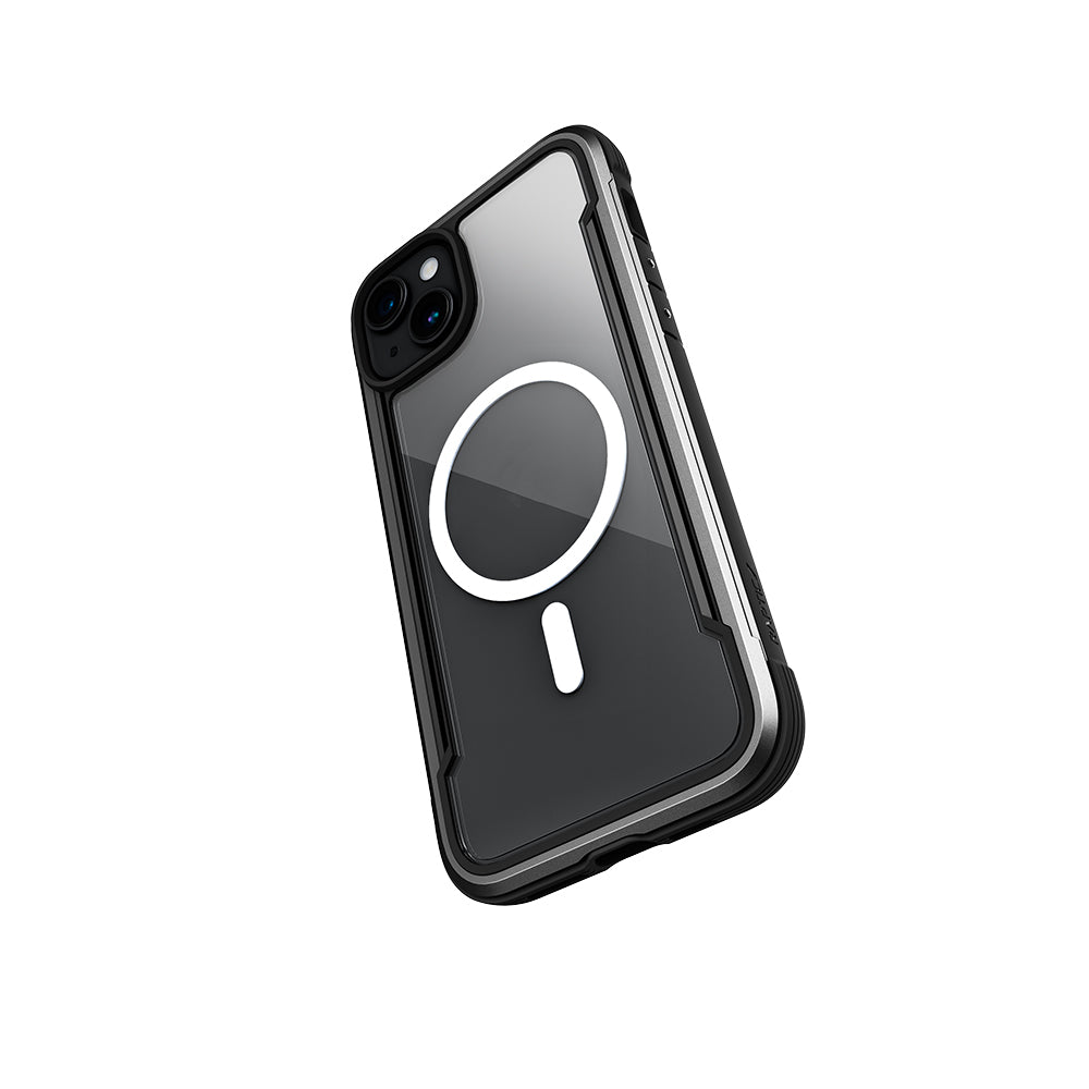 iPhone 15 Kılıf M-safe Şarj Özellikli Airbagli Raptic Shield Serisi Şeffaf Arka Yüzey Kılıf