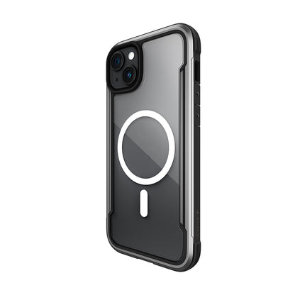 iPhone 15 Kılıf M-safe Şarj Özellikli Airbagli Raptic Shield Serisi Şeffaf Arka Yüzey Kılıf