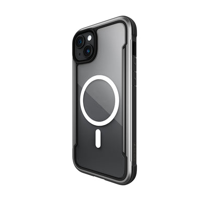 Apple iPhone 15 Kılıf Magsafe Şarj Özellikli Airbagli Raptic Shield Serisi Şeffaf Arka Yüzey Kapak Colorful